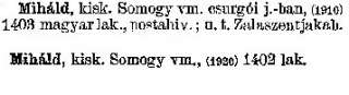 Miháld - Révai nagy lexikona.jpg Miháld - Révai nagy lexikona.jpg