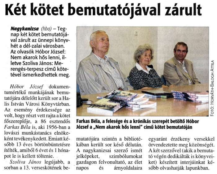 Zalai Hírlap 2012 06 09 134sz 05old - Két kötet bemutatójával zárult.jpg Zalai Hírlap 2012 06 09 134sz 05old - Két kötet bemutatójával zárult.jpg