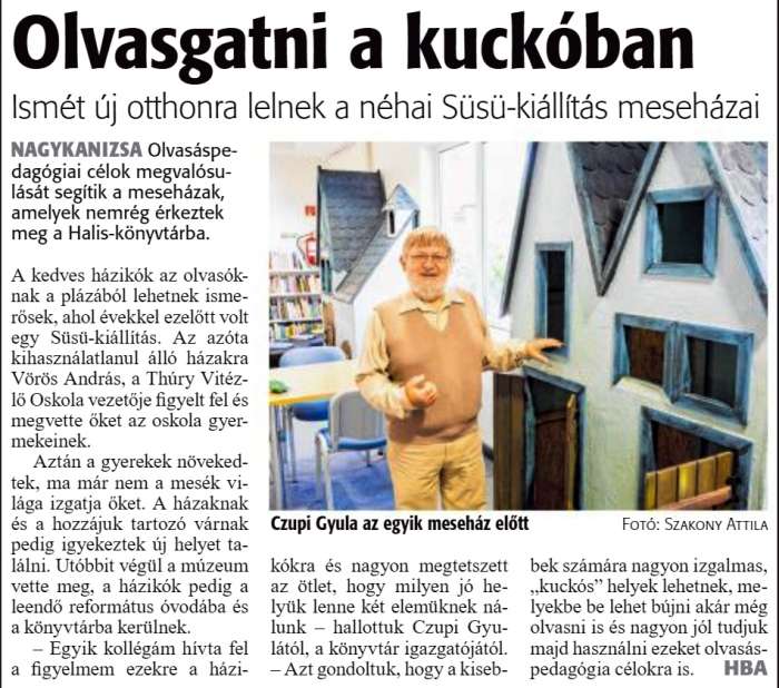 Zalai Hírlap 2020 06 17 140sz 16old - Olvasgatni a kuckóban.jpg Zalai Hírlap 2020 06 17 140sz 16old - Olvasgatni a kuckóban.jpg